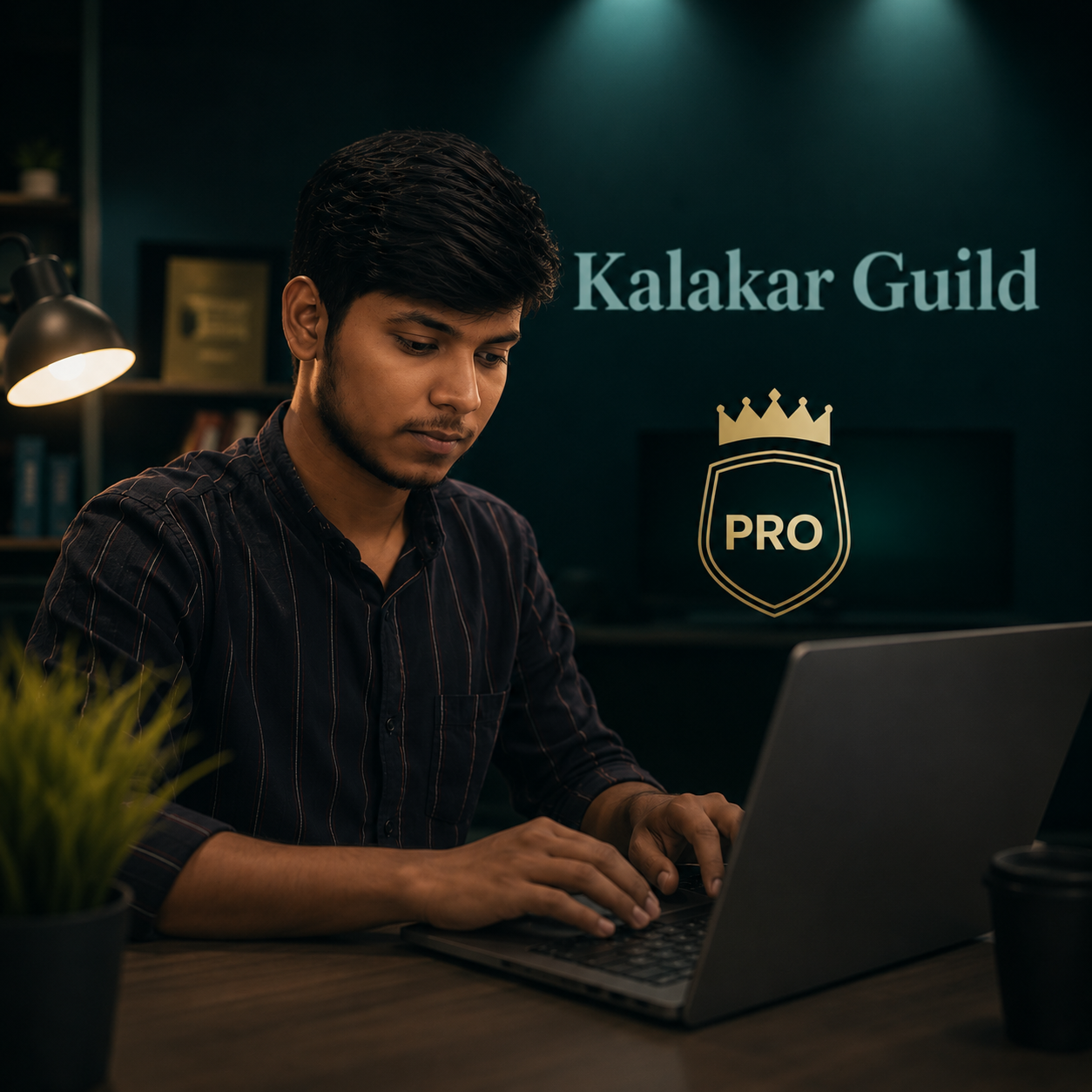 Kalakar Pro video editor working on a project